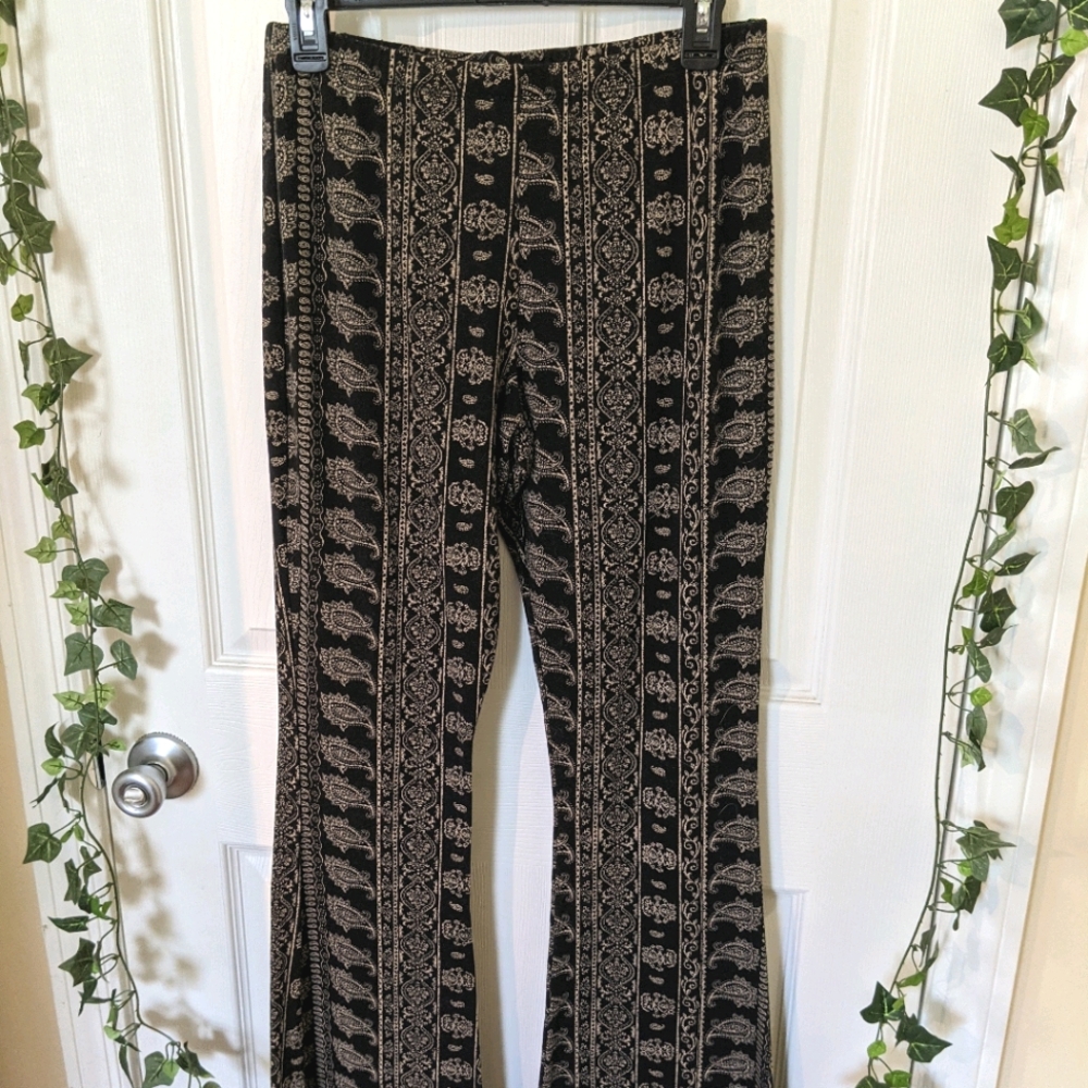Mudd knit flare hippie pants